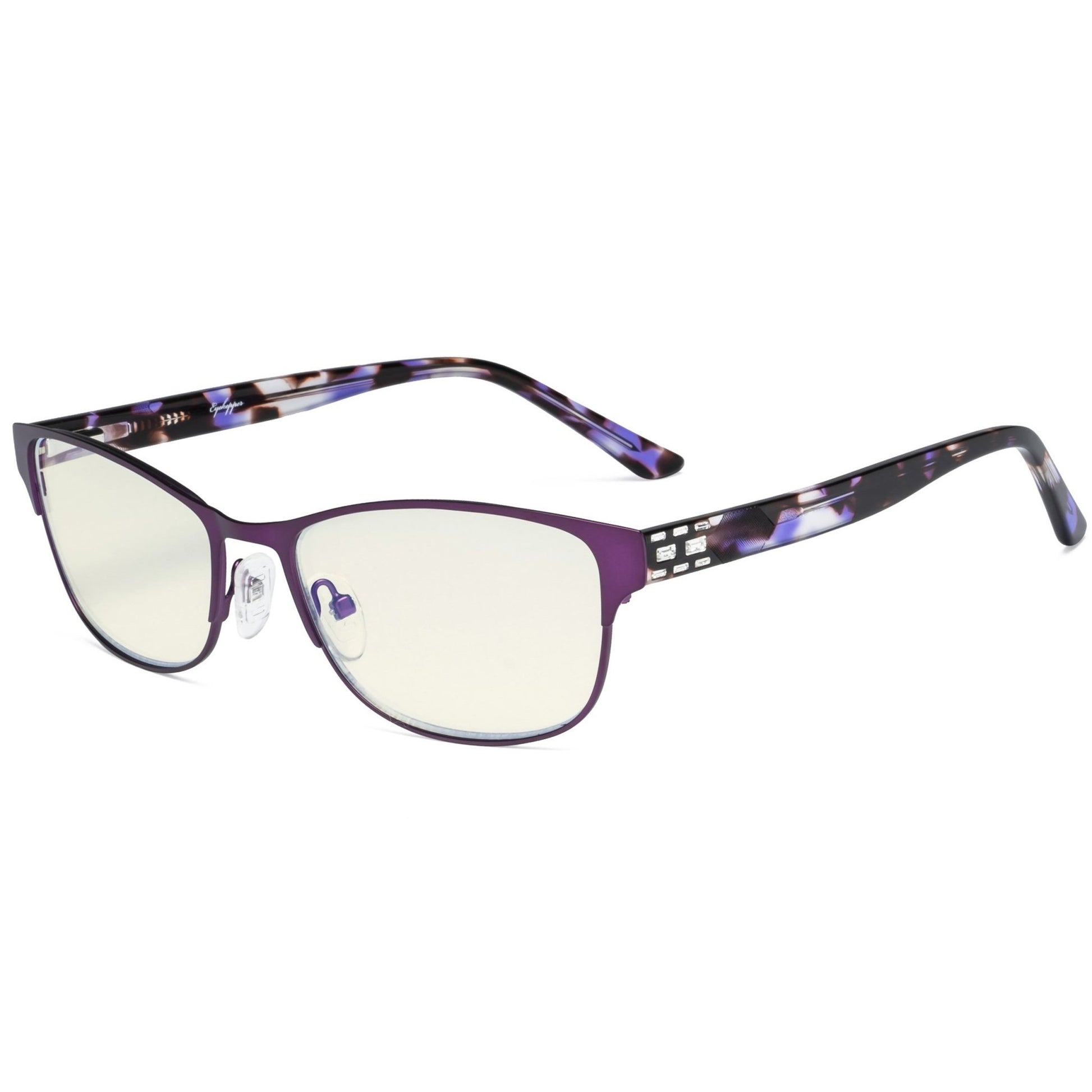 Computer Reading Glasses Purple LX17019